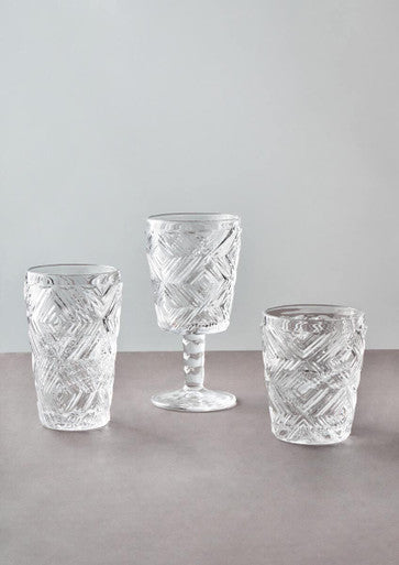 Set of Four Clear Highball Glasses | Fleur