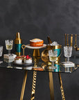Set of Four Clear Wine Glasses | Fleur