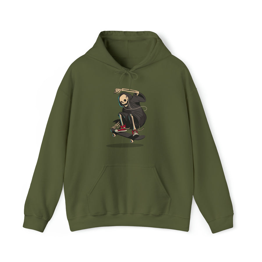 Graphic Print Unisex Hooded Sweatshirt
