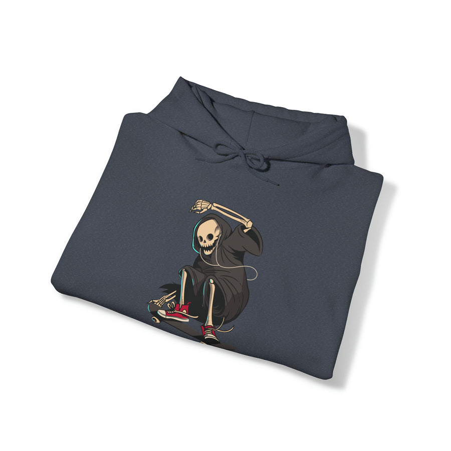 Graphic Print Unisex Hooded Sweatshirt