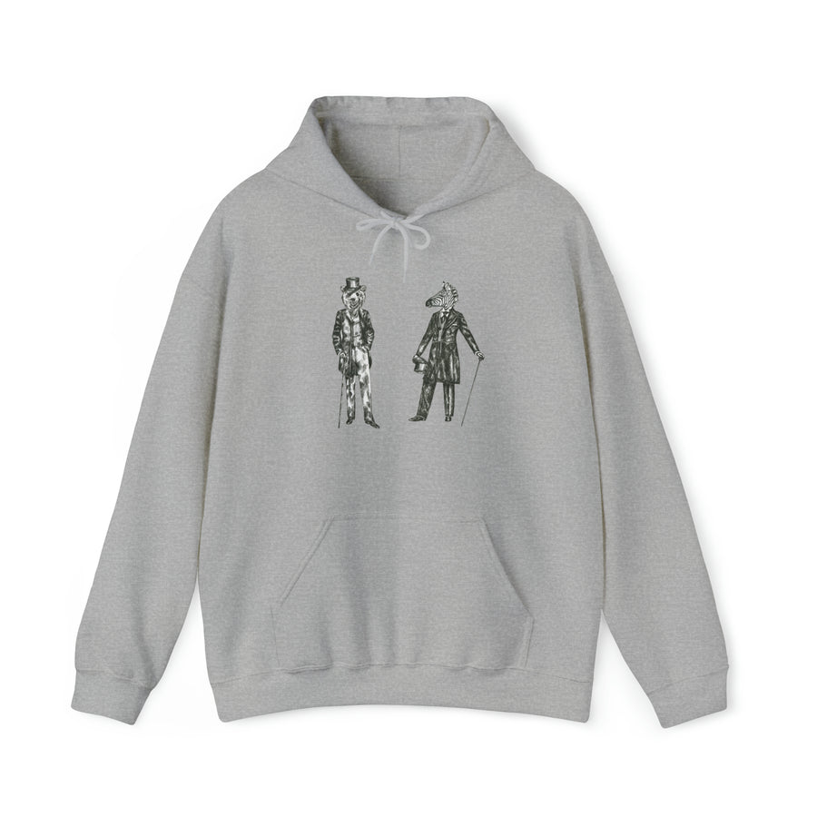 Graphic Print Unisex Hooded Sweatshirt