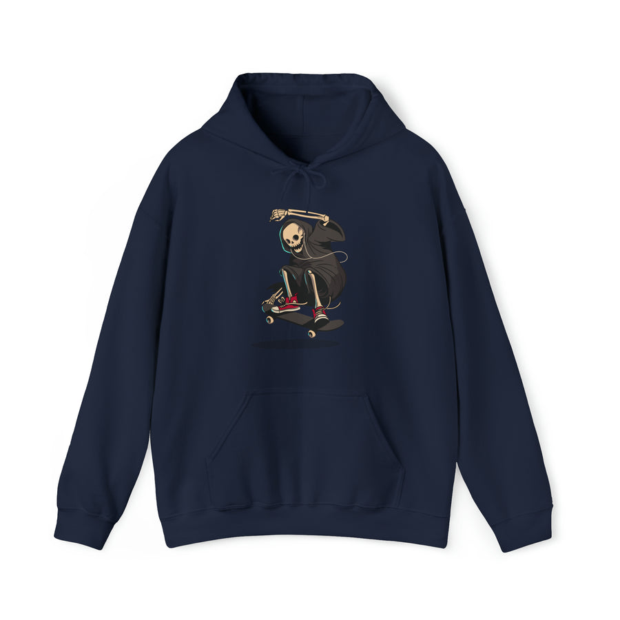 Graphic Print Unisex Hooded Sweatshirt