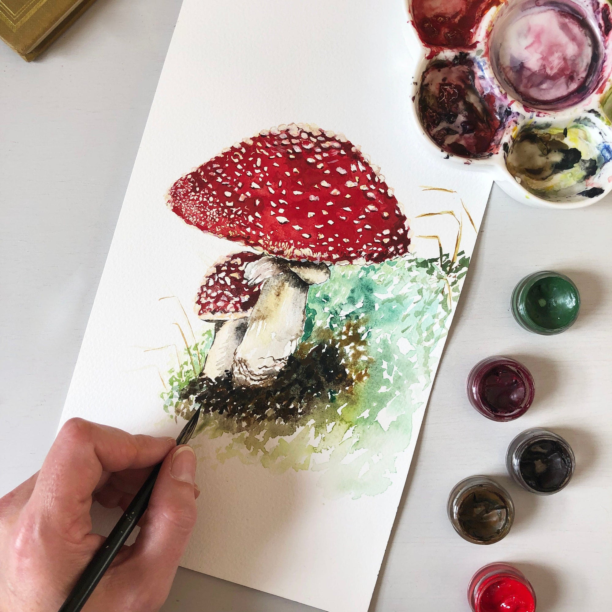 Fairy Forest Hand-Painted Wallpaper | Children's Bedroom Mural