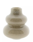 VASE SKRZYSZOW S- H16 D14 cm - TAUPE