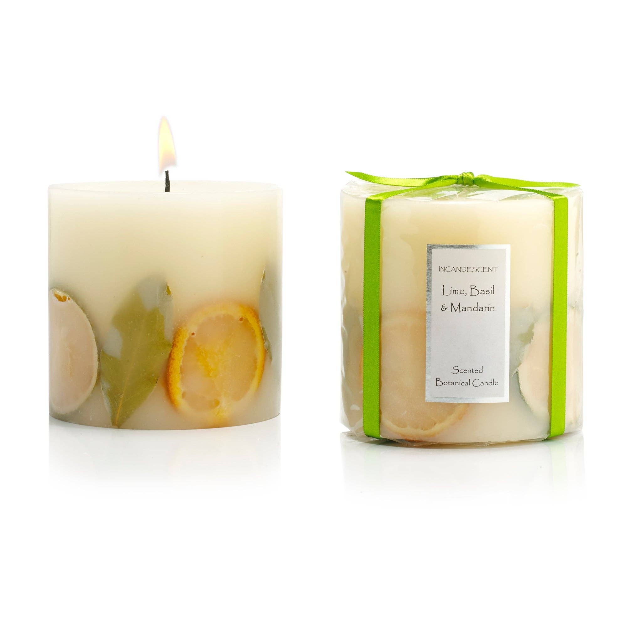 Lime, Basil &amp; Mandarin Botanical Candle