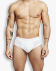 "The Unit" Underwear Brief | White
