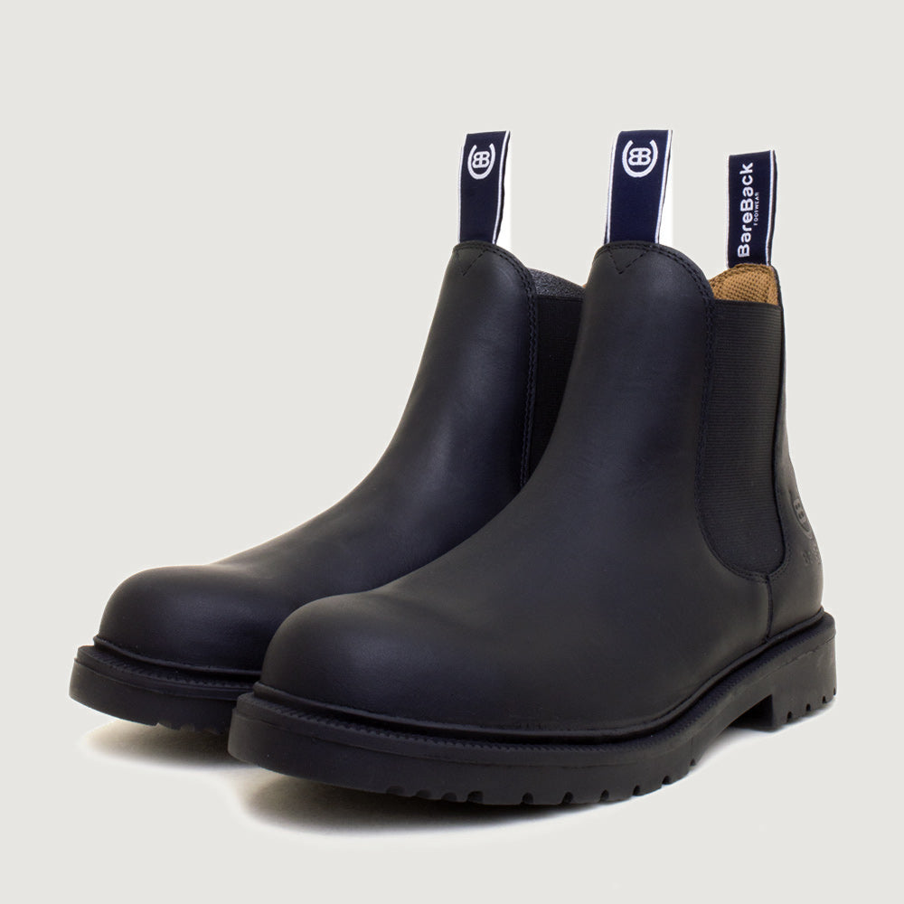 Detroit Steel Toe Cap Work Boots - Black