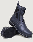 Kentucky Storm Waterproof Jodhpur Boots - Polished Navy