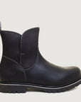 Quebec Waterproof Zip Up Ankle Boots - Black