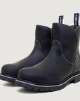 Quebec Waterproof Zip Up Ankle Boots - Black