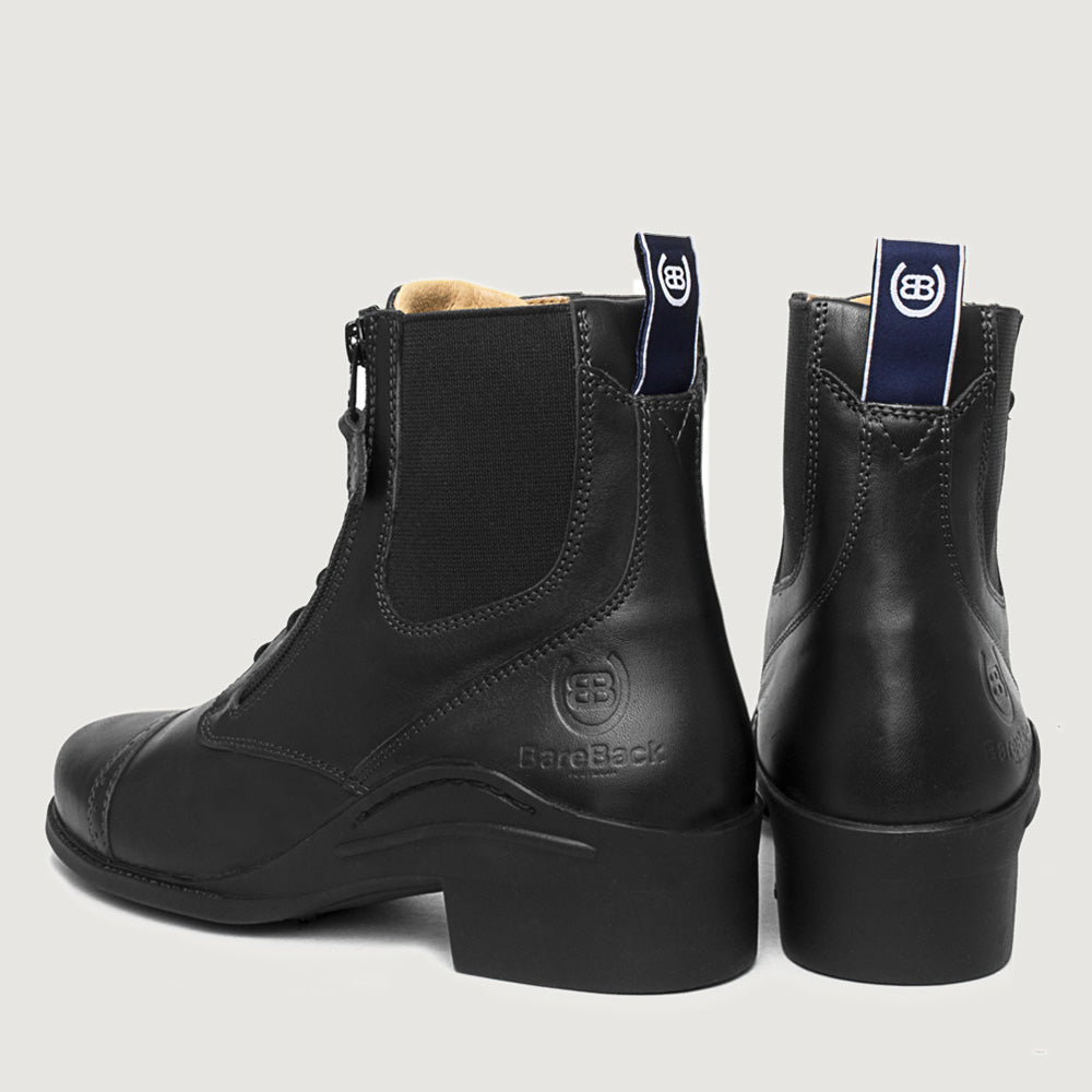 Bramham Zip Jodhpur Boots - Black
