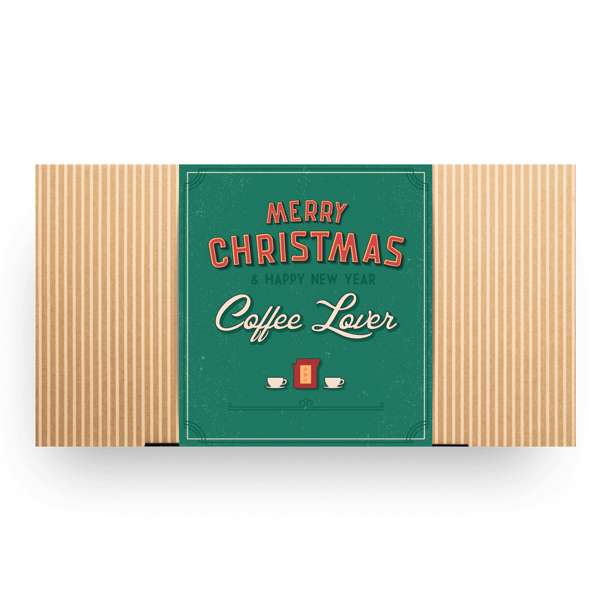 Merry Christmas Retro Coffee Gift Box
