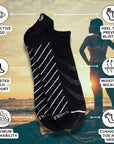 Black Performance Trainer Socks
