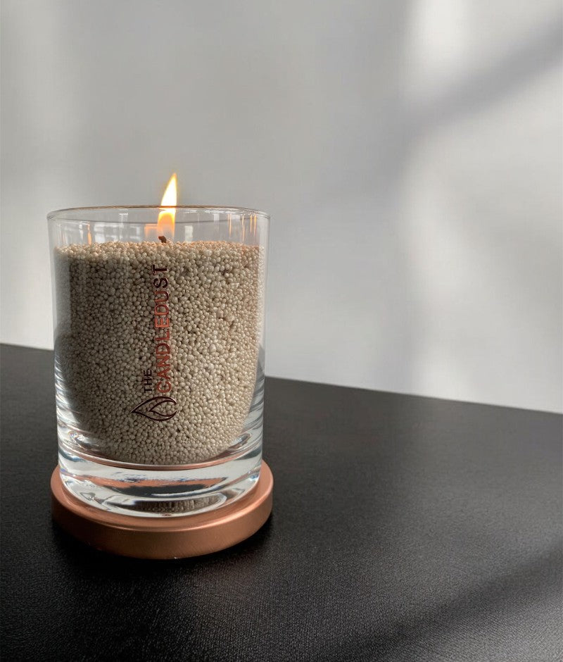 Enhance Your Space with Olive Green Unscented Candle - Eco-Friendly &amp; Fragrance-Free Decor by Candledust at www.brixbailey.com