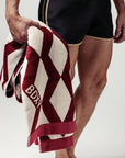 "The Wrap" Towel | Mirrorzag Burgundy