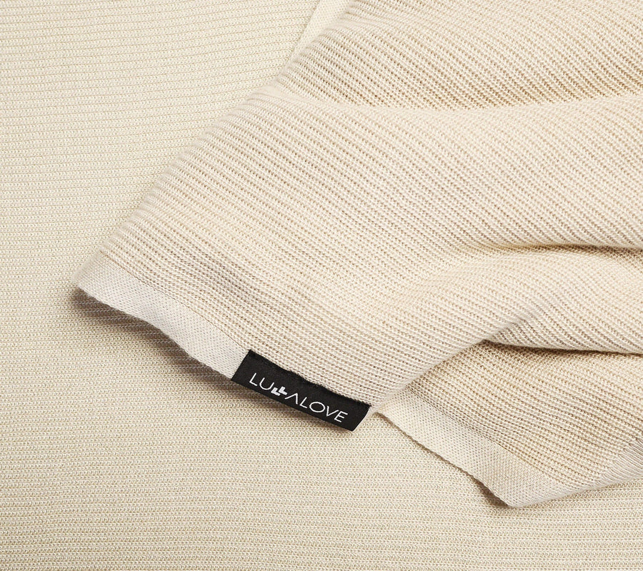 Soft Lightweight Bamboo Swaddle Blanket - Breathable, Hypoallergenic & Stretchy for Baby Comfort by Lullalove UK at brixbailey.com