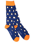 Navy Penguin Bamboo Socks