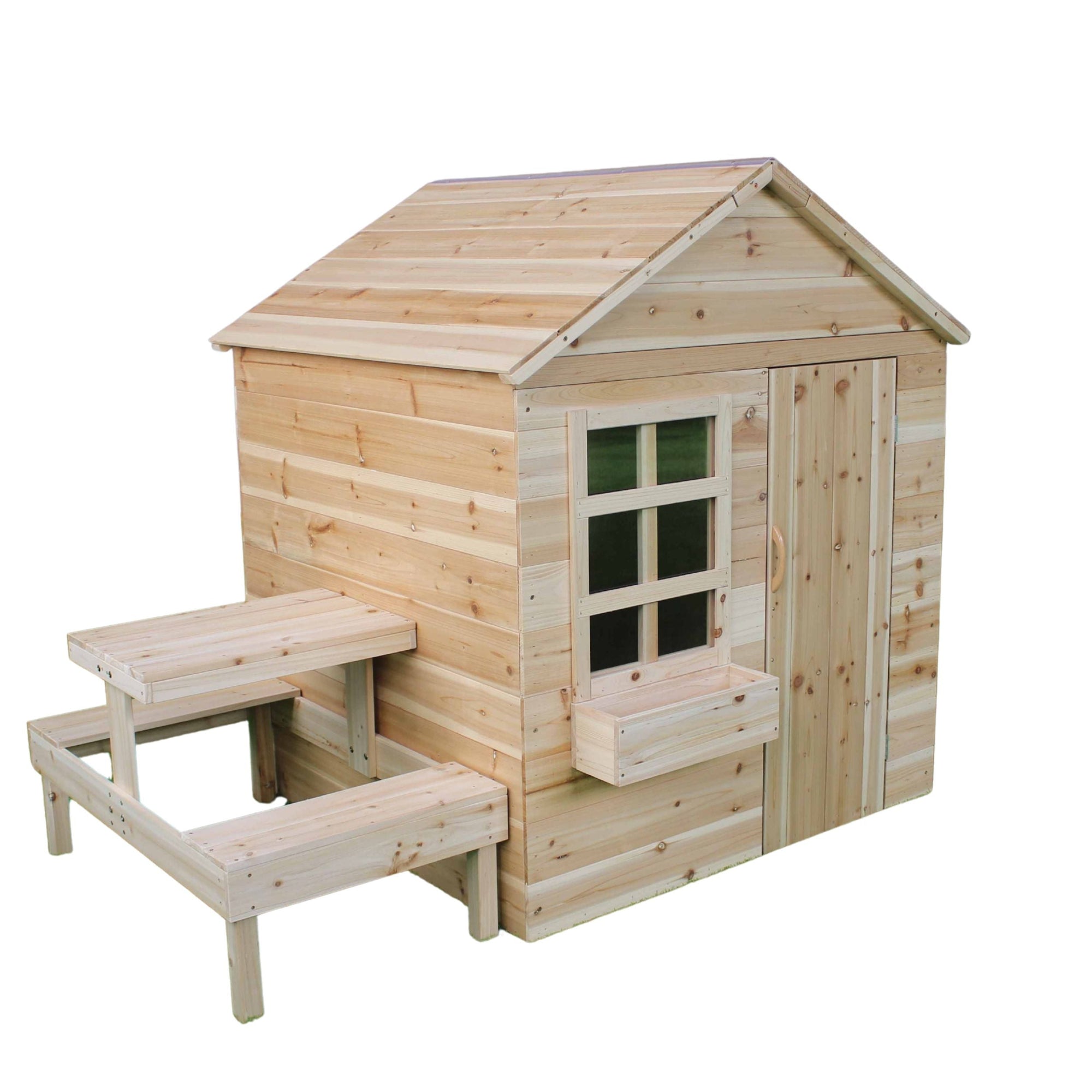 Wooden Playhouse Storage Box Accessory - Cutlery &amp; Role Play Holder