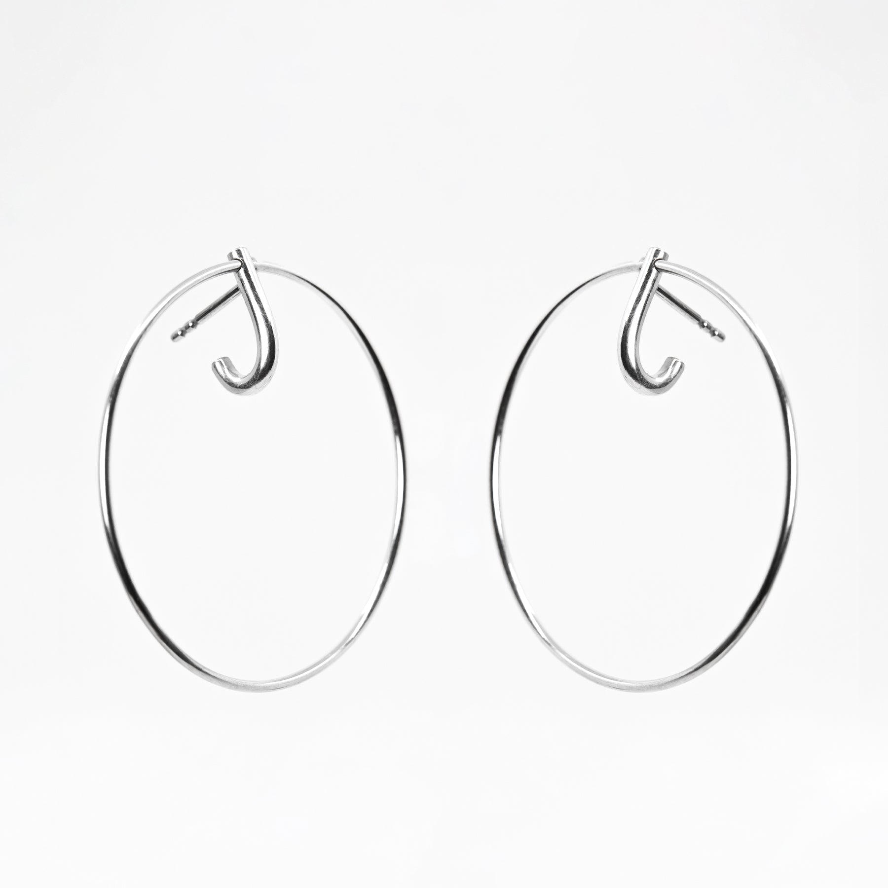 LAYERS x2 Earrings – Elegant Silver 925 Minimalist Jewelry by Maarja Palu at www.brixbailey.com