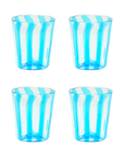 The Giorgio Tumbler in Turquoise, Set of Four