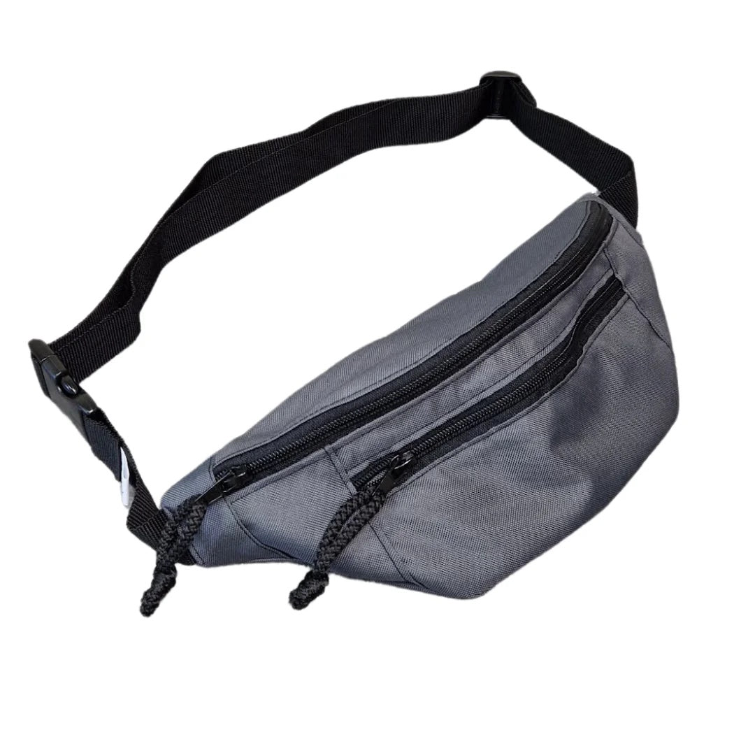 Classic Grey Waist Bag for Everyday Outings