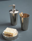 Hammered Bathroom Nickel Finish Lotion Dispenser | Vaco