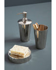 Hammered Bathroom Nickel Finish Lotion Dispenser | Vaco