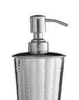 Hammered Bathroom Nickel Finish Lotion Dispenser | Vaco