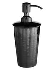 Hammered Black Nickel Finish Lotion Dispenser | Vaco