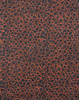 Plectrum Print Cotton Modal Scarf - Orange Black