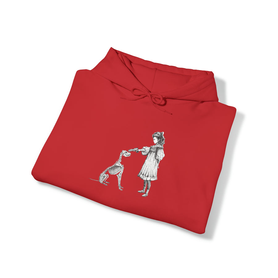 Graphic Print Unisex Hooded Sweatshirt