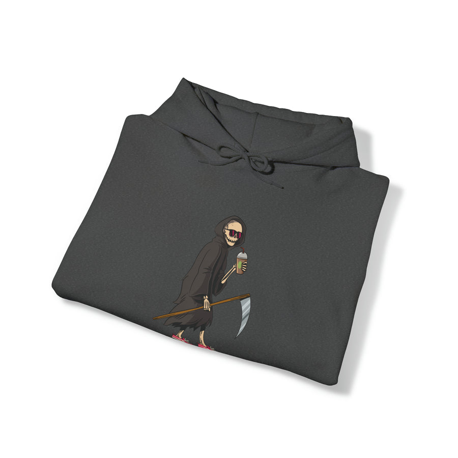 Graphic Print Unisex Hooded Sweatshirt