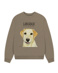 Will Sit for Snacks: The Yellow Labrador Oversized Sweatshirt