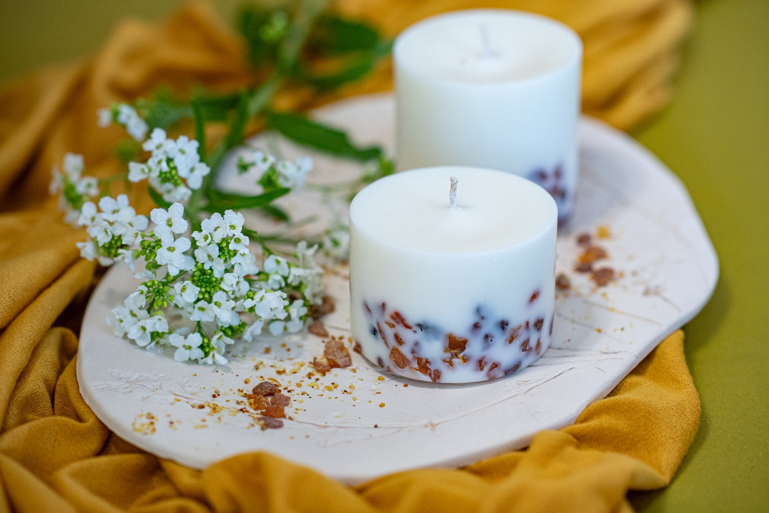 Latvian Pine & Amber Scented Candle – Nature Inspired by TL Candles at www.brixbailey.com