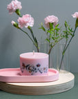 Hand-made Peony Candle from Latvia - Natural Elegance & Timeless Fragrance by TL Candles at www.brixbailey.com