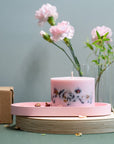 Handmade Peony Candle from Latvia - Natural Elegance & Timeless Fragrance by TL Candles at www.brixbailey.com