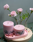 Handmade Peony Scented Candle from Latvia - Elegant & Natural Fragrance by TL Candles at www.brixbailey.com