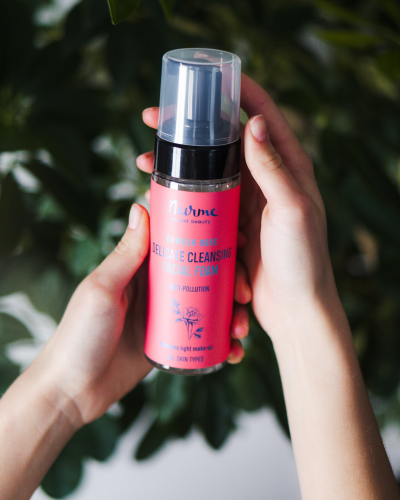 Rose Face Cleansing Foam – Eco-Friendly Makeup Remover by Nurme at www.brixbailey.com