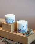 Hand-made Soy Wax Candle with Lavender Scent - Purple