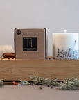 Hand-made Lavender Candle from Latvia - SILVA Collection - Essence of Serenity & Tranquility by TL Candles at www.brixbailey.com