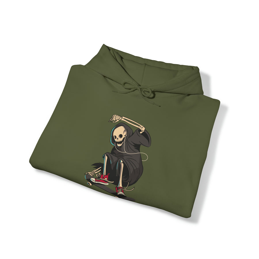 Graphic Print Unisex Hooded Sweatshirt