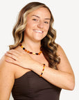 RAW Amber Multicolour Beaded Bracelet