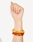 Yellow Tone Unisex Bracelet
