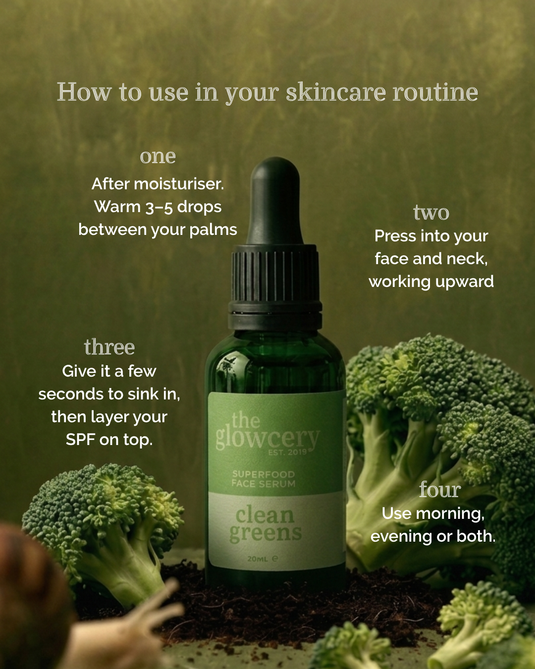 Clean Greens Face Oil