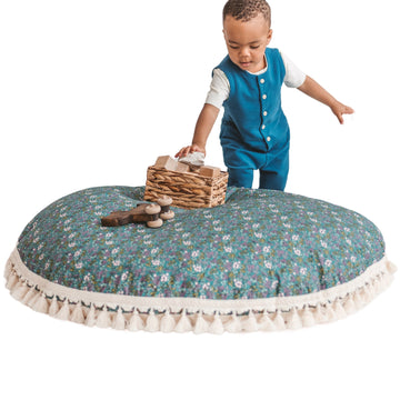 The Large Floor Pillow for Kids - Cozy Green Reading Nook & Play Area Essential by Minicamp at brixbailey.com