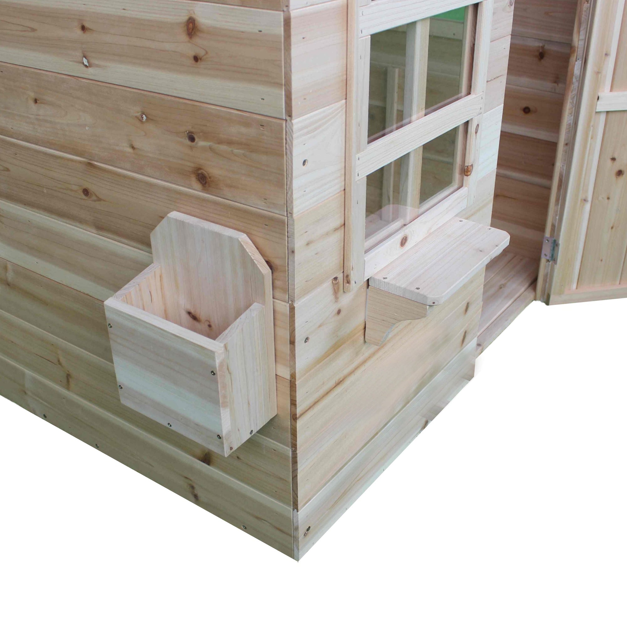 Wooden Playhouse Storage Box Accessory - Cutlery &amp; Role Play Holder