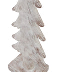 Snowy Forest Tree Sculpture Nordic Winter Style