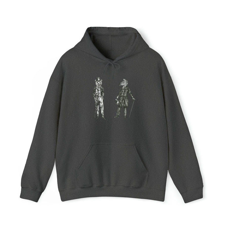 Graphic Print Unisex Hooded Sweatshirt