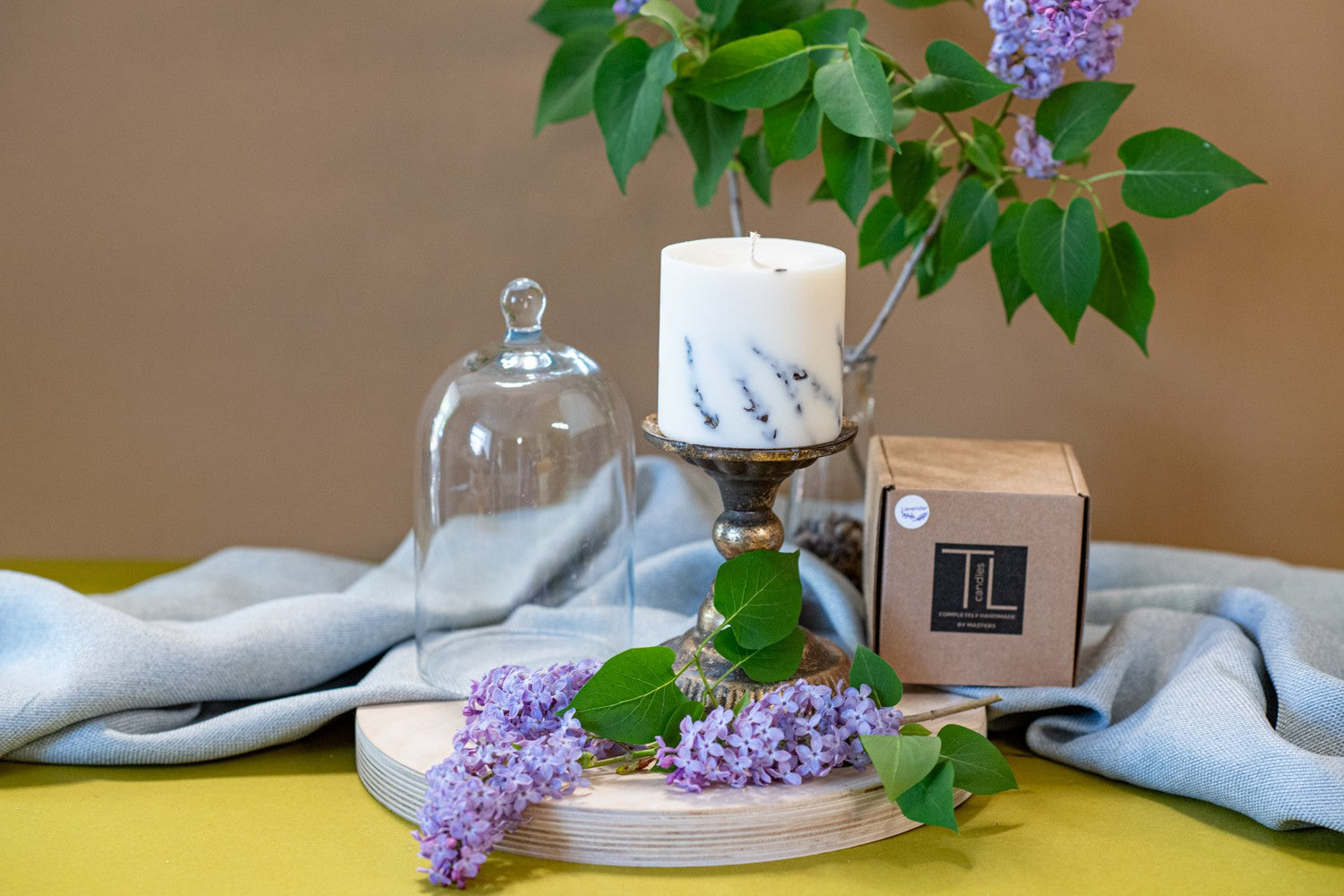 Handmade Lavender Soy Candle - SILVA Collection - Calming &amp; Aromatic by TL Candles at www.brixbailey.com