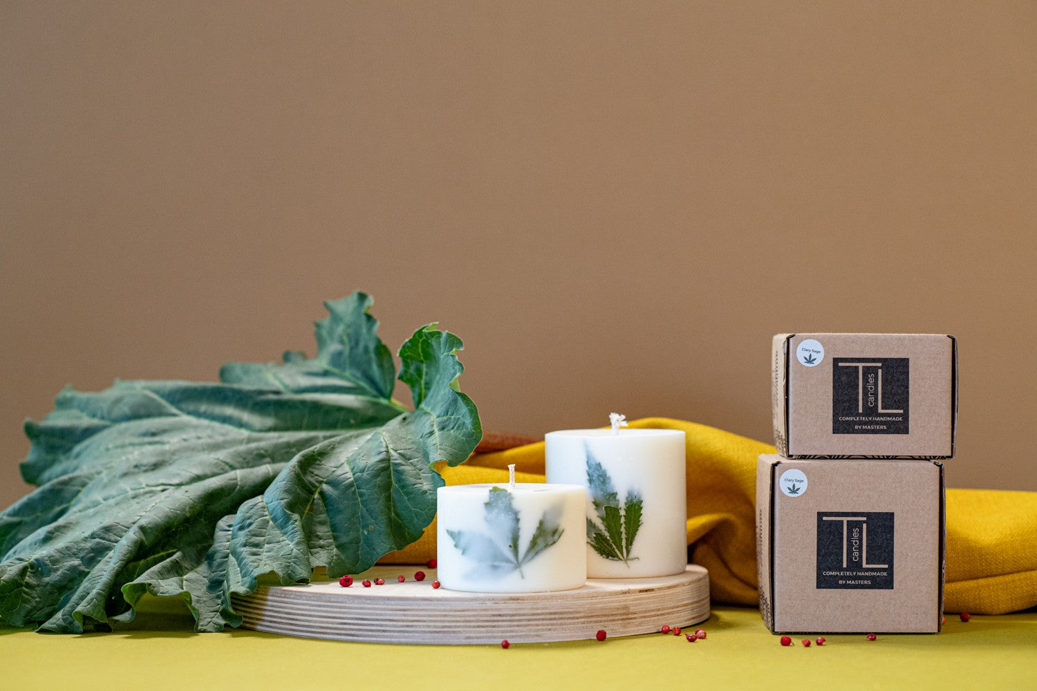 Clary Sage Soy Wax Candle - Handmade &amp; Unique Aromatherapy Experience by TL Candles at www.brixbailey.com